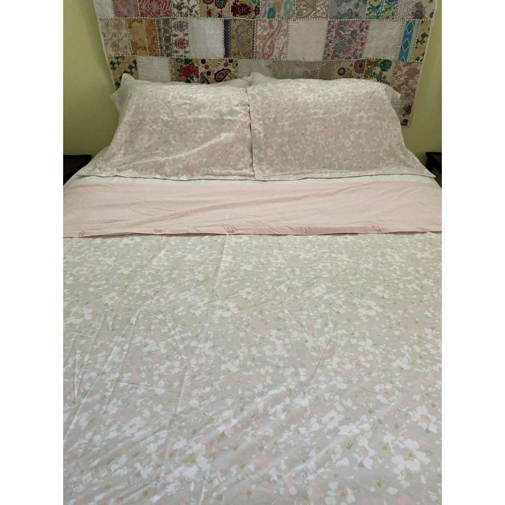 3 Pieces Set Comforter Duvet Cover Queen Size EUC - Picture 9 of 12
